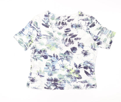Womens UK Size M Country Casuals Multicoloured Basic T-Shirt