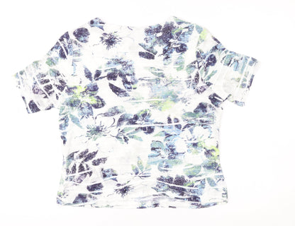 Womens UK Size M Country Casuals Multicoloured Basic T-Shirt