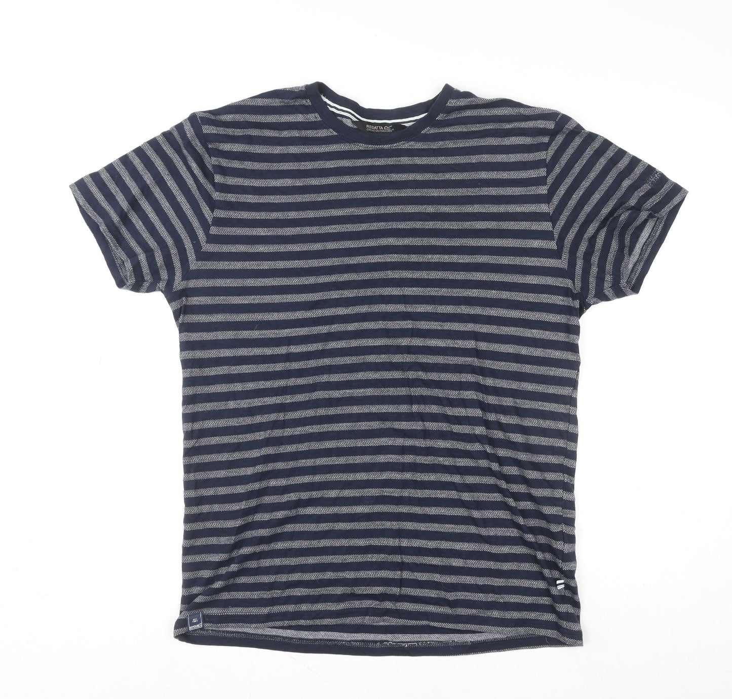 Unisex Adults UK Size M Regatta Blue Basic T-Shirt