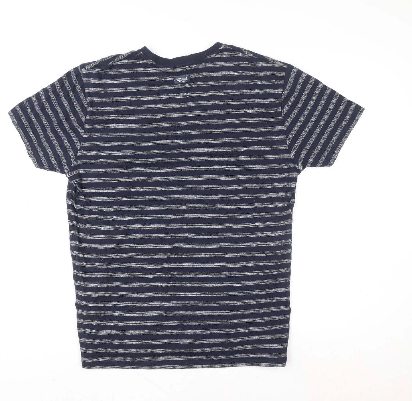Unisex Adults UK Size M Regatta Blue Basic T-Shirt