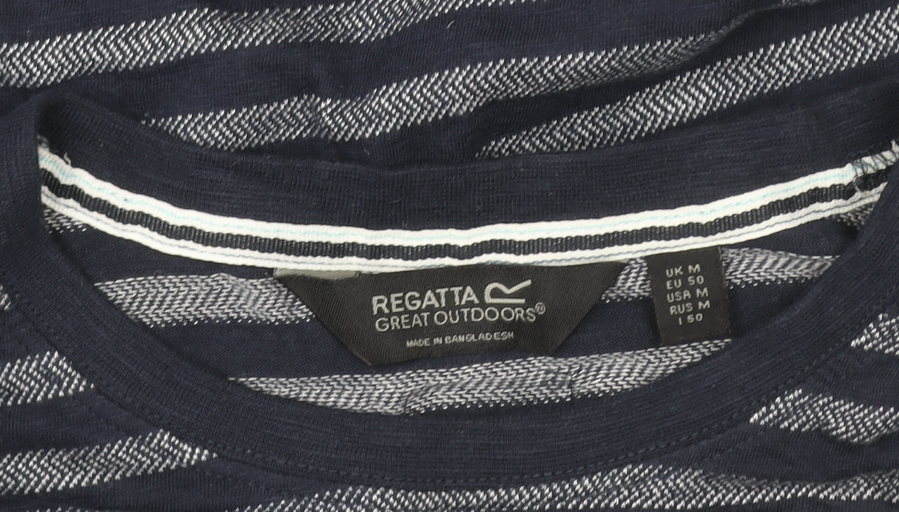 Unisex Adults UK Size M Regatta Blue Basic T-Shirt