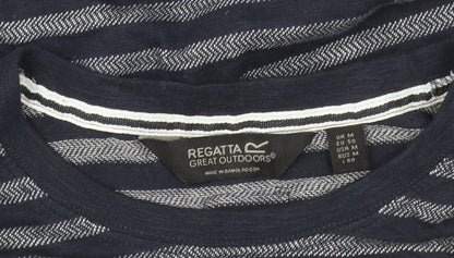 Unisex Adults UK Size M Regatta Blue Basic T-Shirt