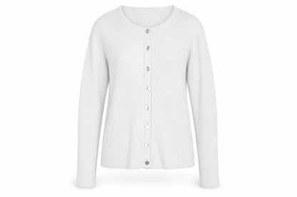 Womens UK Size L Marks and Spencer Silver Cardigan Jumper