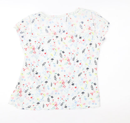 Womens UK Size 12 Faithful & True Multicoloured Tunic Blouse