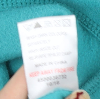 Cotton Traders Women's Green Fleece Zip Waistcoat XL Casual Bodywarmer