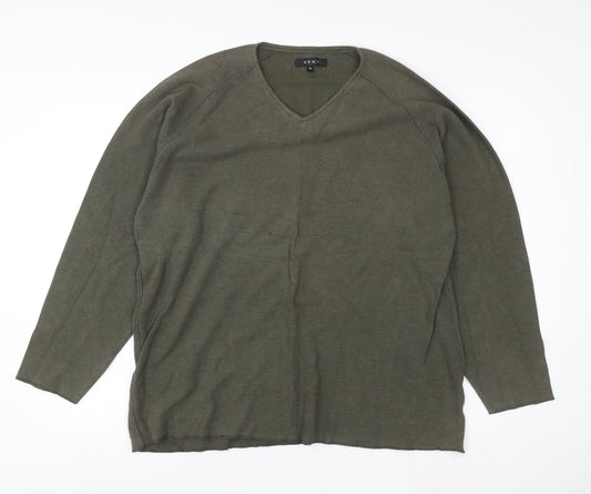 Mens UK Size XL NEXT Green Pullover Sweatshirt
