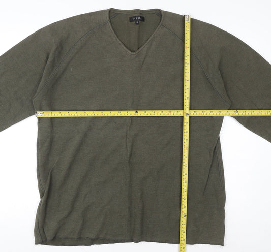 Mens UK Size XL NEXT Green Pullover Sweatshirt