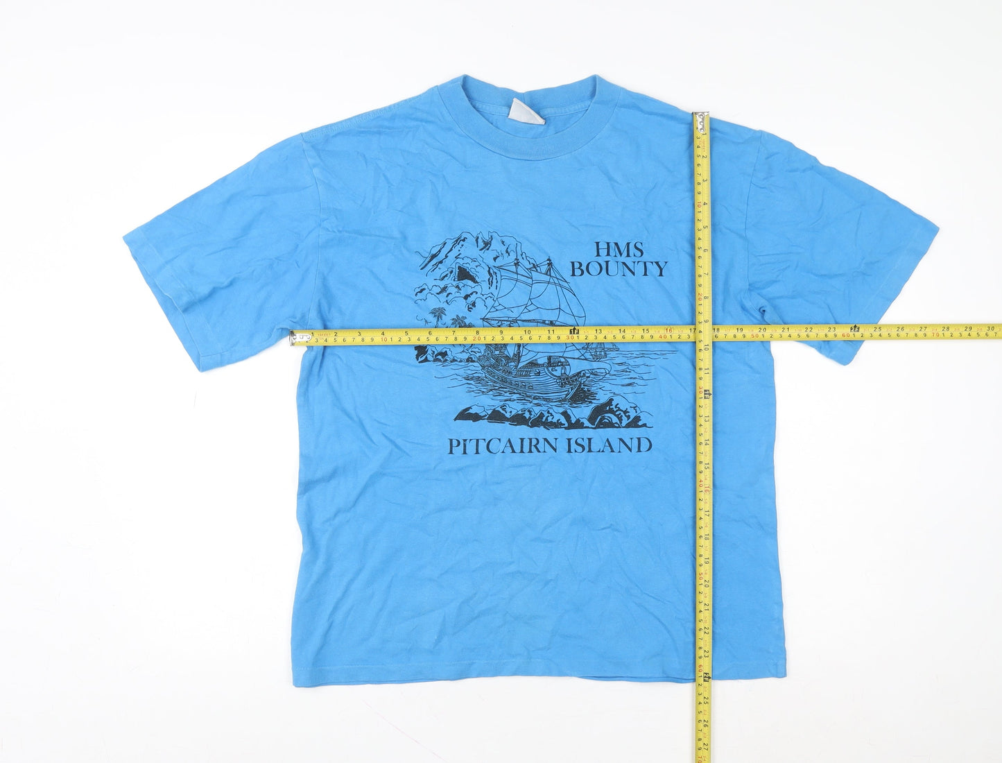 Womens UK Size M Cloud Blue Basic T-Shirt