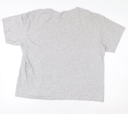 Womens UK Size 12 H&M Grey Basic T-Shirt
