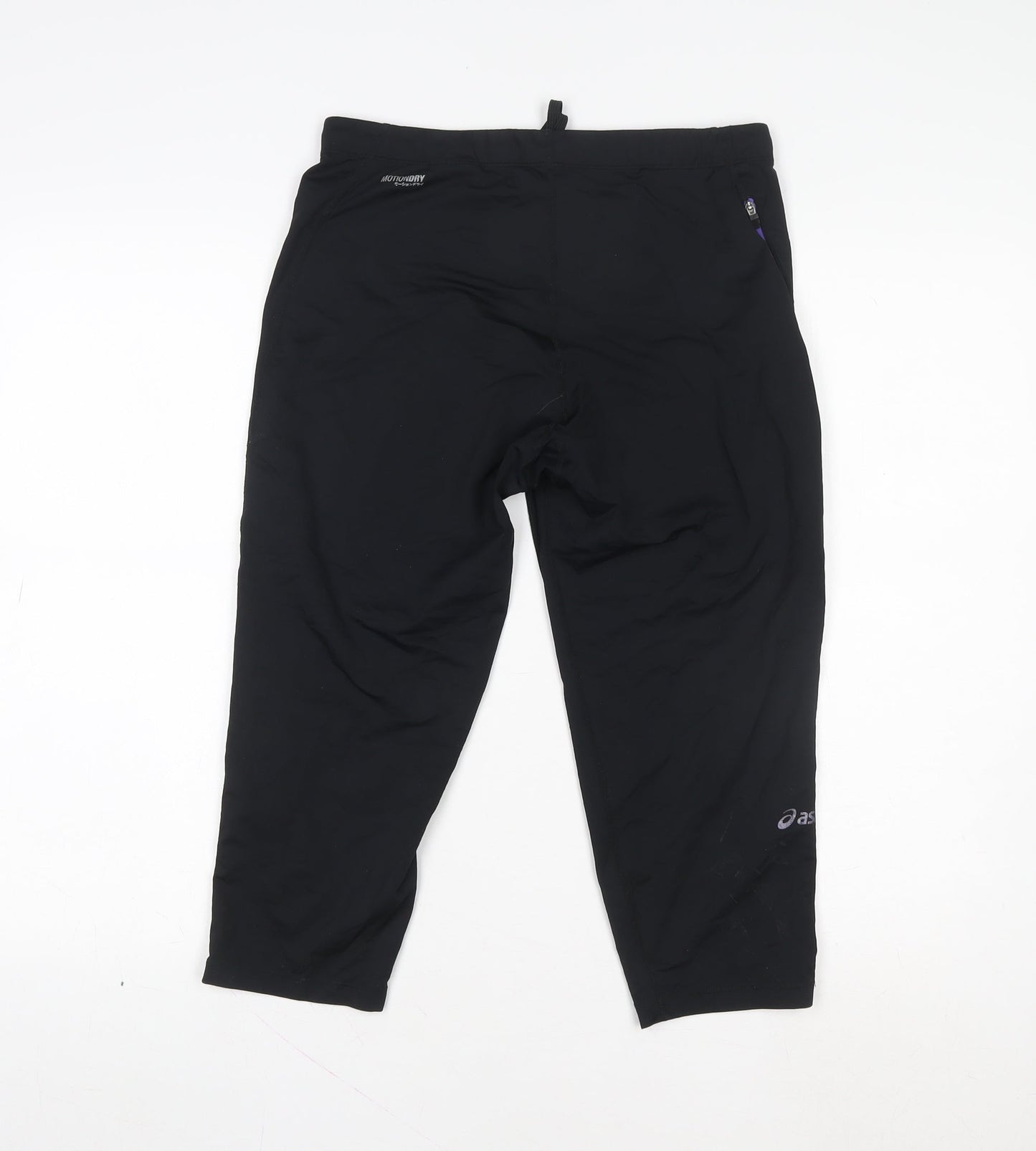 Asics Womens Black XL Jogger Activewear Trousers 84% Polyamide 16% Elastane