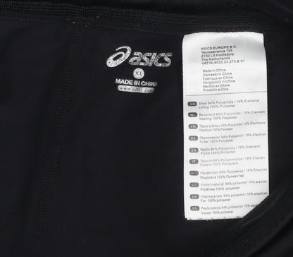 Asics Womens Black XL Jogger Activewear Trousers 84% Polyamide 16% Elastane