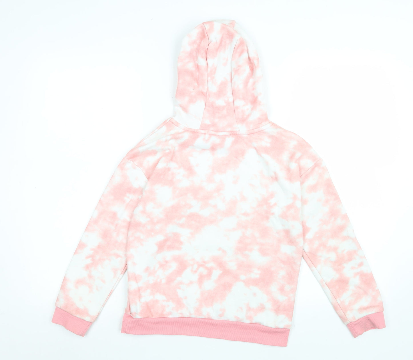 Girls Friends Pink Tie-Dye Pullover Hoodie 8 Years Cotton Blend