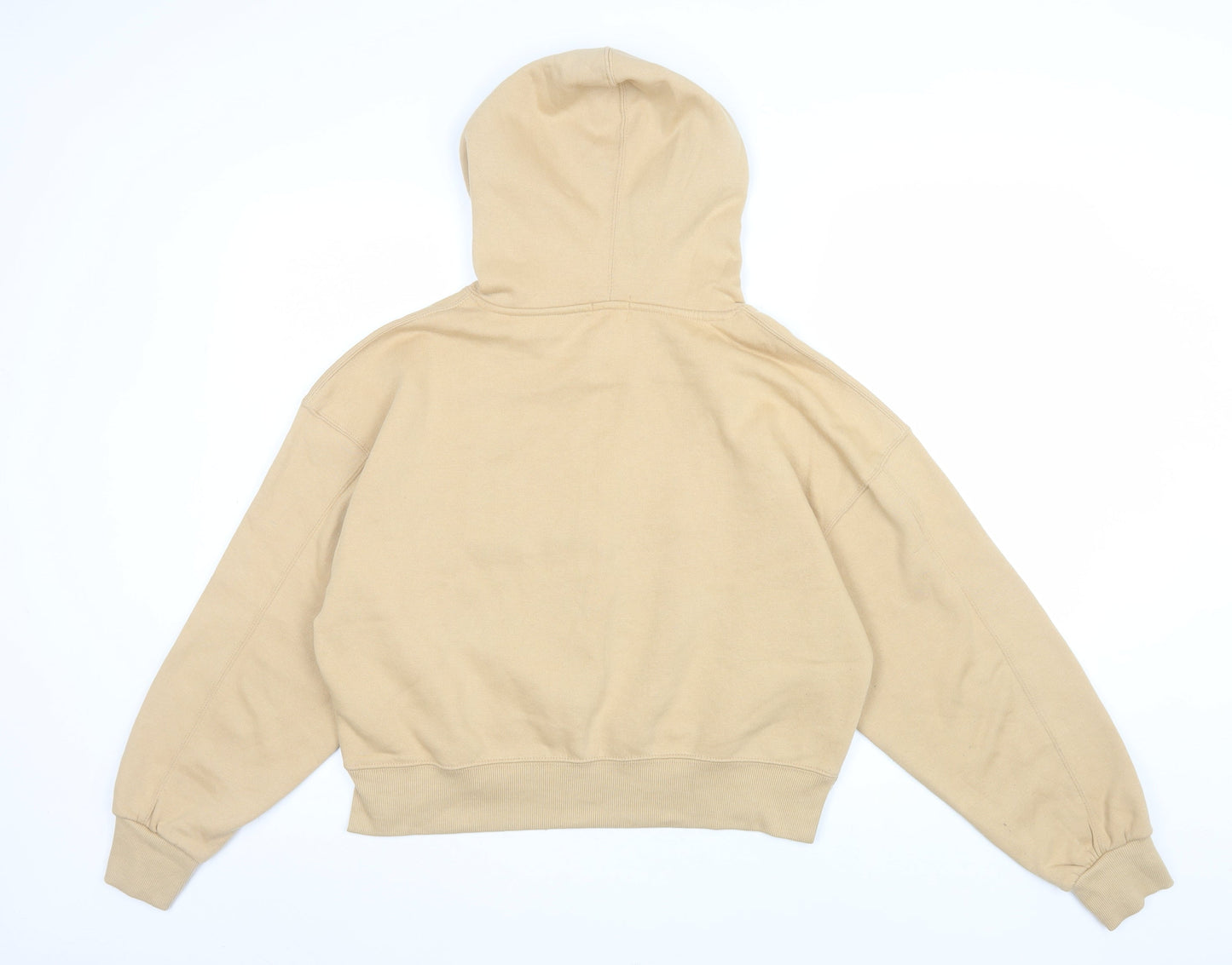 Womens UK Size 12 Stradivarius Beige Pullover Hoodie