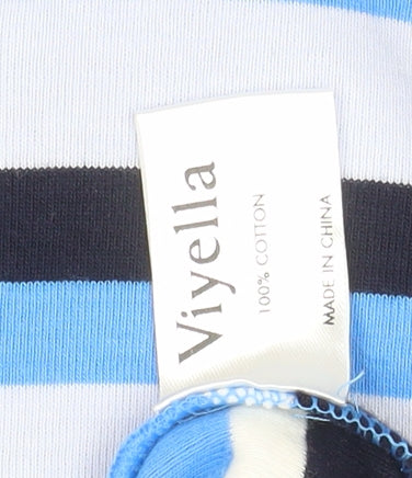Womens UK Size M Viyella Multicoloured Basic T-Shirt