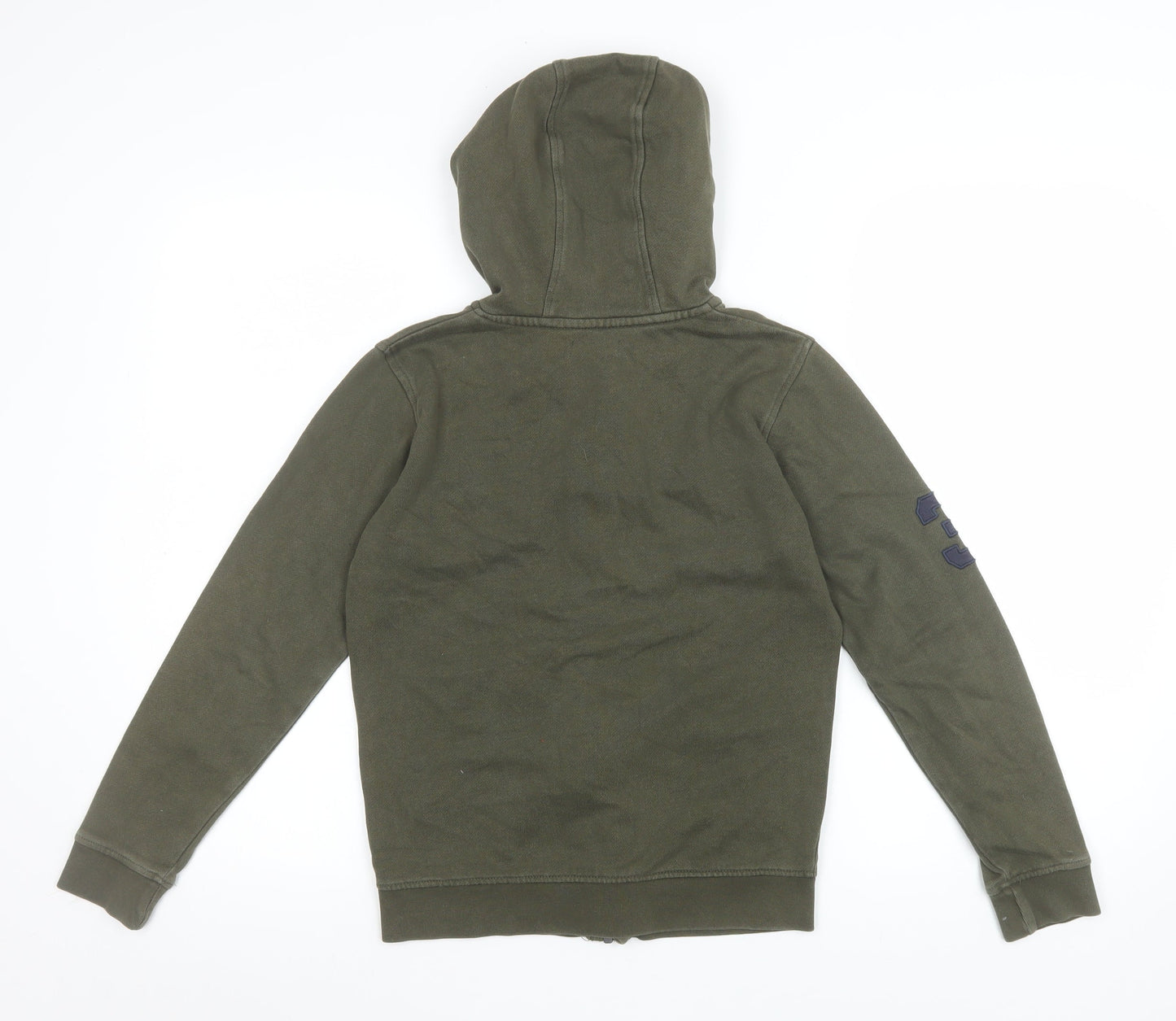 Boys UK Size 9-10 Years U.S. Polo Assn. Green Full Zip Hoodie