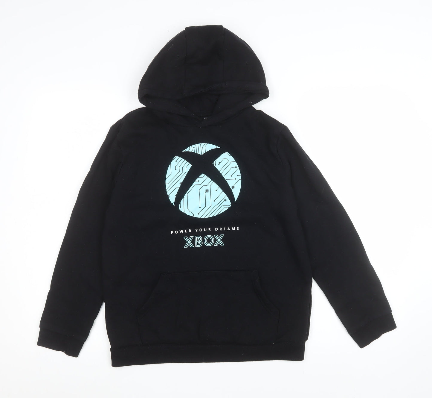 Boys UK Size 11-12 Years Xbox Black Pullover Hoodie