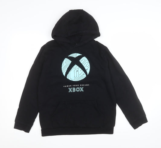 Boys UK Size 11-12 Years Xbox Black Pullover Hoodie
