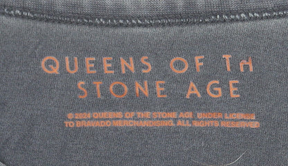 Queens of the Stone Age Men's Black 2XL Sleeveless Band T-Shirt