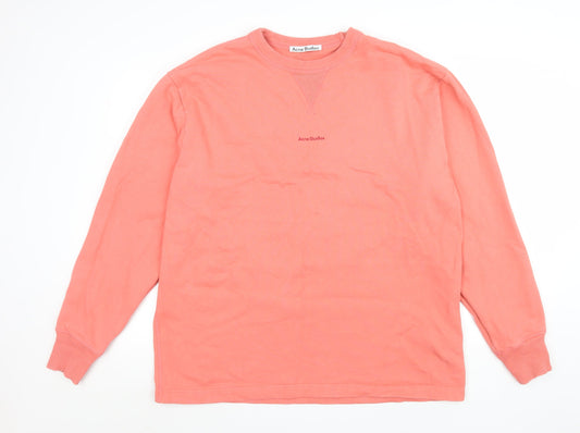 Womens UK Size 12 Acne Studios Pink Pullover Sweatshirt