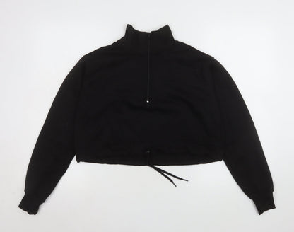 Womens UK Size 8 Femme Luxe Black Pullover Sweatshirt