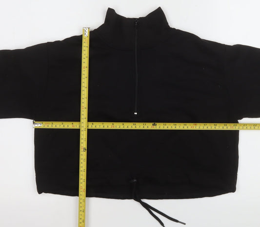 Womens UK Size 8 Femme Luxe Black Pullover Sweatshirt