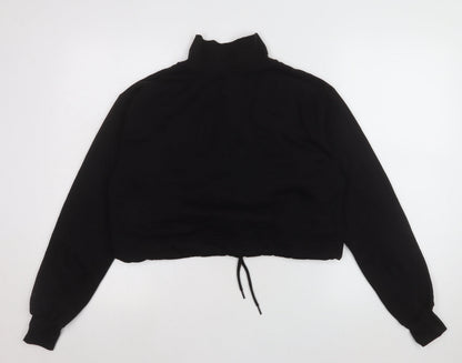 Womens UK Size 8 Femme Luxe Black Pullover Sweatshirt
