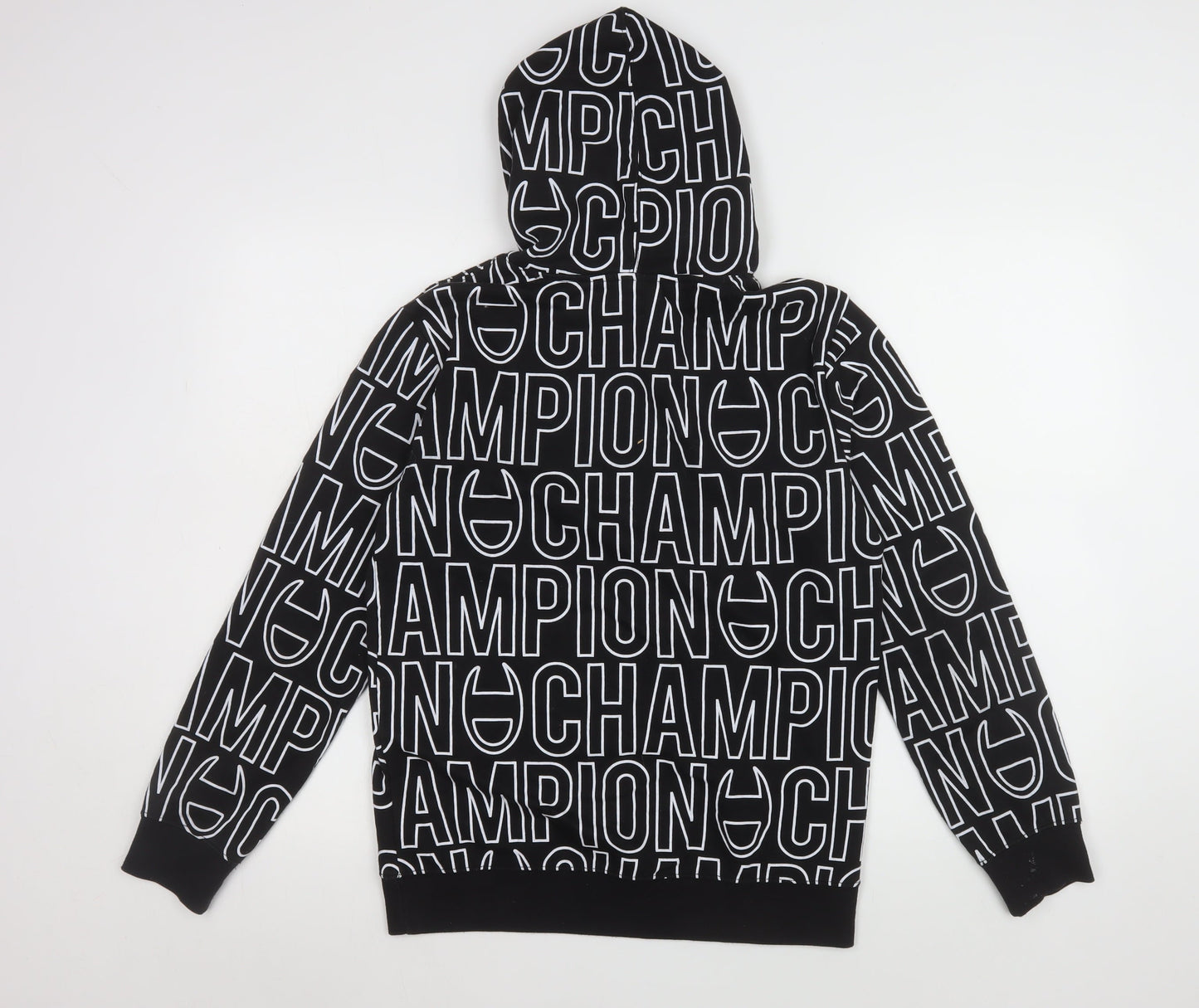 Boys UK Size 13-14 Years Champion Black Pullover Hoodie