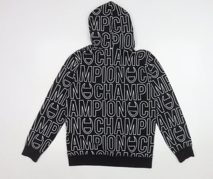 Boys UK Size 13-14 Years Champion Black Pullover Hoodie