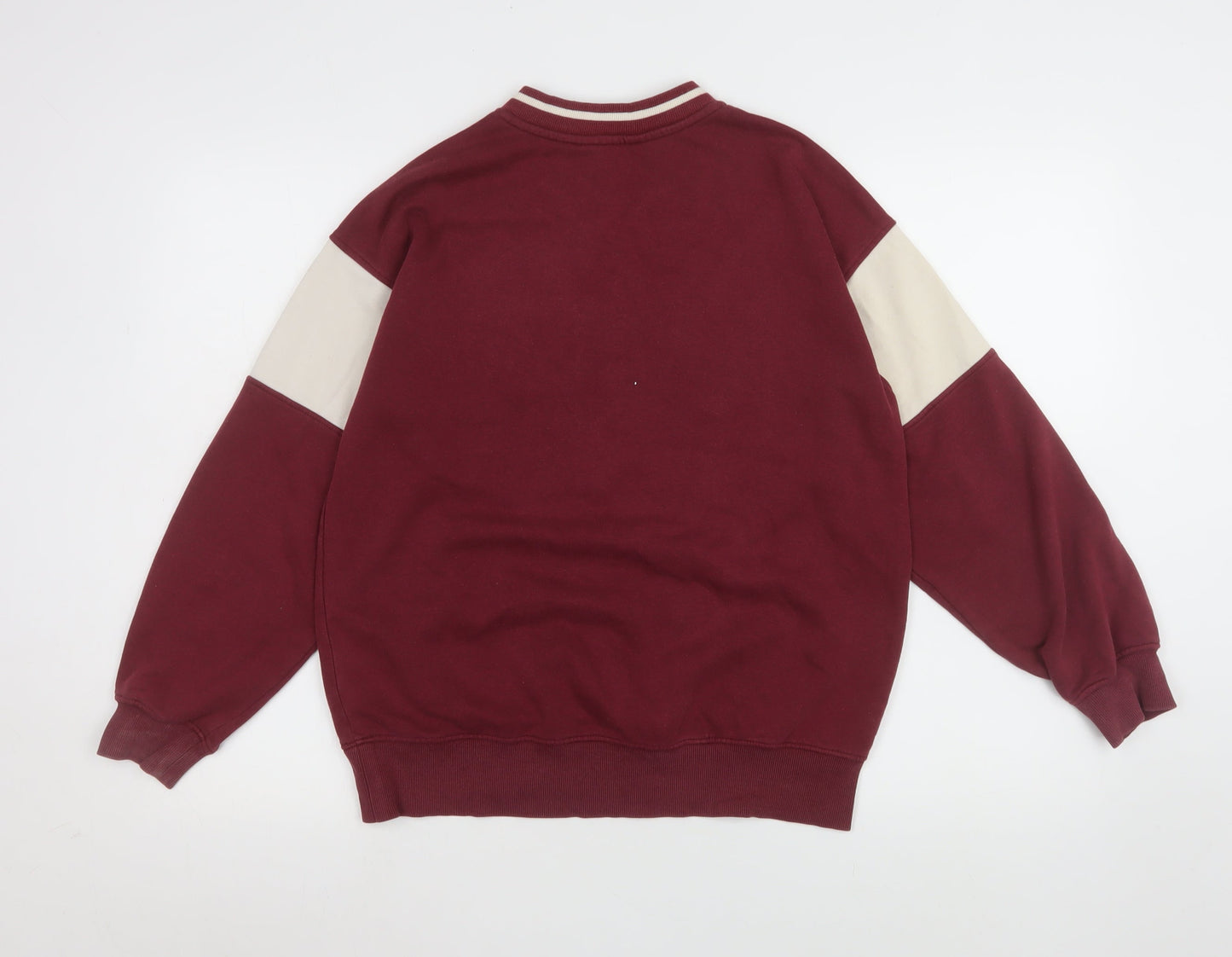 H&M Girls Red Hogwarts Sweatshirt 11-12 Years V-Neck Pullover