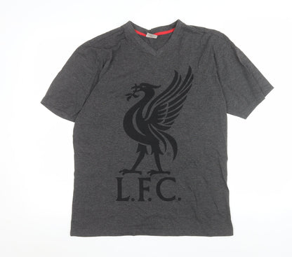 Mens UK Size M L.F.C. Grey  T-Shirt