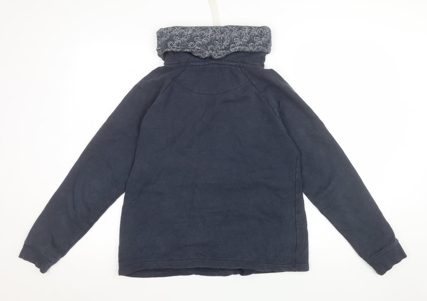 Womens UK Size 8 Quba & Co Blue Pullover Hoodie