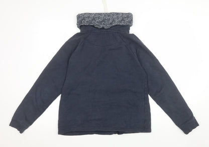 Womens UK Size 8 Quba & Co Blue Pullover Hoodie