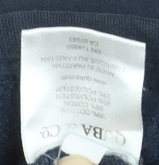 Womens UK Size 8 Quba & Co Blue Pullover Hoodie