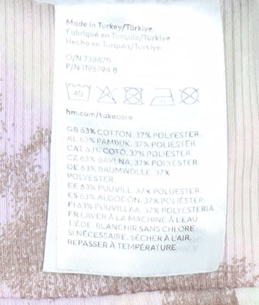 H&M Girls Snoopy Tie Dye Sweatshirt Multicoloured 11-12 Years Pullover