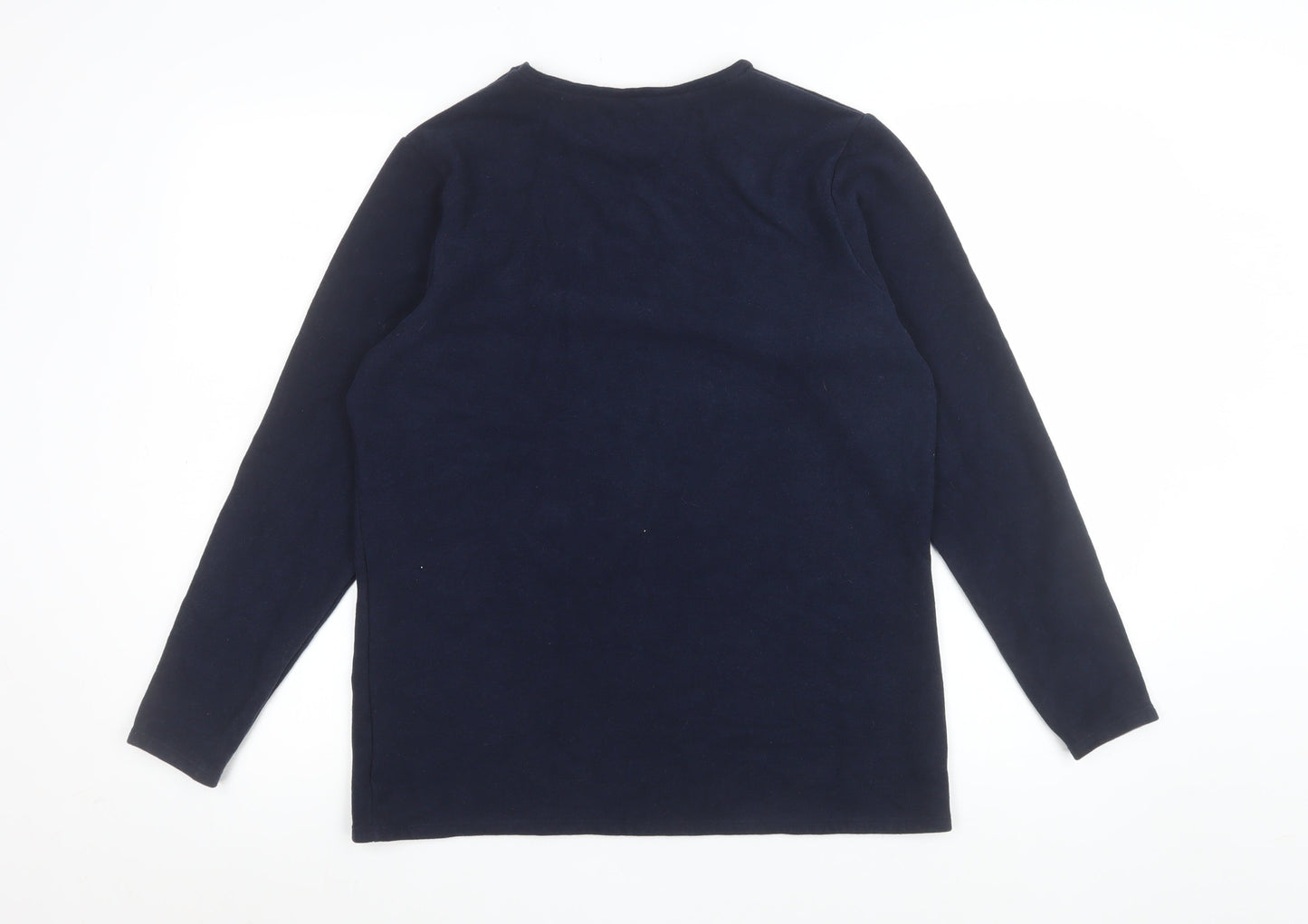 Mens UK Size 22 Marks and Spencer Blue  T-Shirt