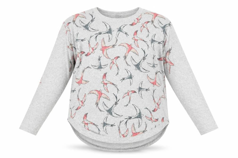 Womens UK Size 10 Izabel London Grey Pullover Sweatshirt