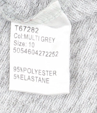 Womens UK Size 10 Izabel London Grey Pullover Sweatshirt