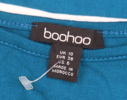 Womens UK Size 10 Boohoo Skater Dress