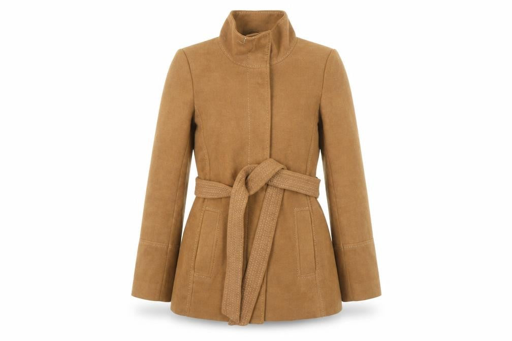 Womens UK Size 10 H&M Brown Trench Coat