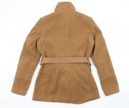 Womens UK Size 10 H&M Brown Trench Coat