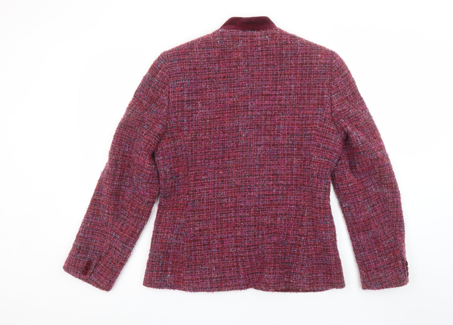 Womens UK Size 10 Penny Plain Regular Red Suit Jacket