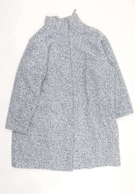 Tu Woman Grey Tweed Long Overcoat Size 24 Plus