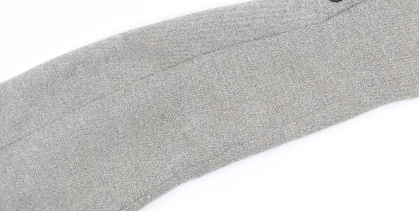 Womens UK Size XS Zara Grey Overcoat