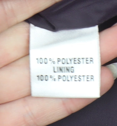 Select Women Purple Size 14 Two-Button Long Blazer Jacket