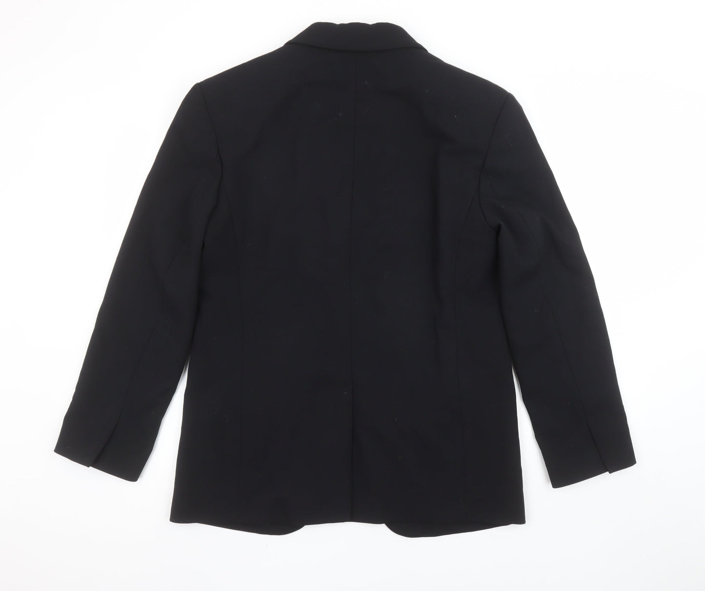Marks and Spencer Women's Black Single-Breasted Blazer Size 10
