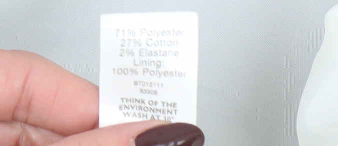 F&F Women’s Brown Military Jacket Size 14 Belted Twill Casual Coat