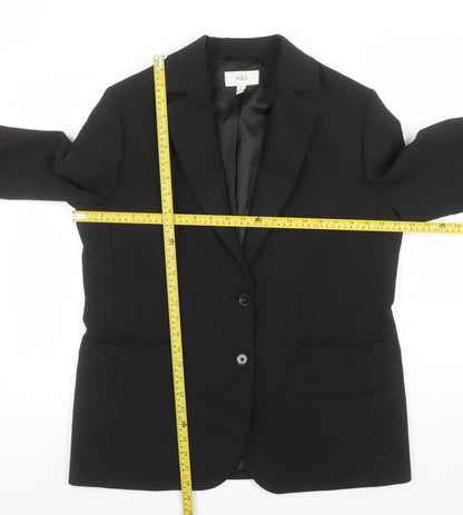 Marks and Spencer Women's Black Regular Fit Blazer Size 14
