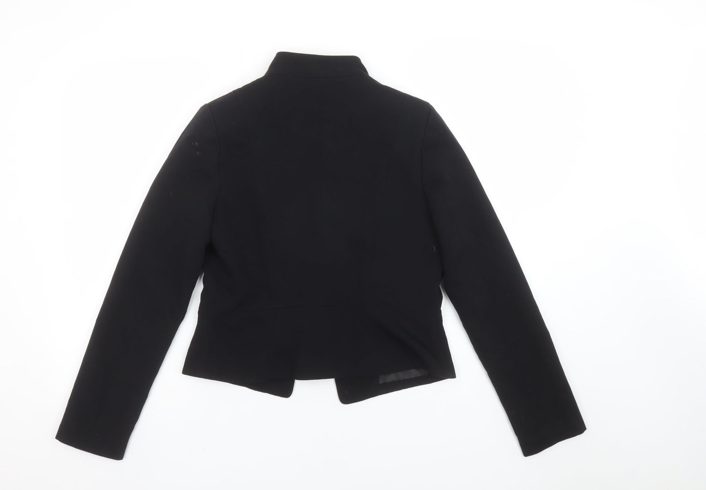 Atmosphere Women's Black Size 8 Military Style Double-Breasted Blazer