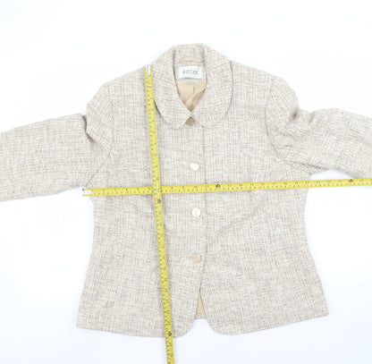 Womens UK Size 14 Eastex Regular Beige Blazer