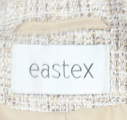Womens UK Size 14 Eastex Regular Beige Blazer